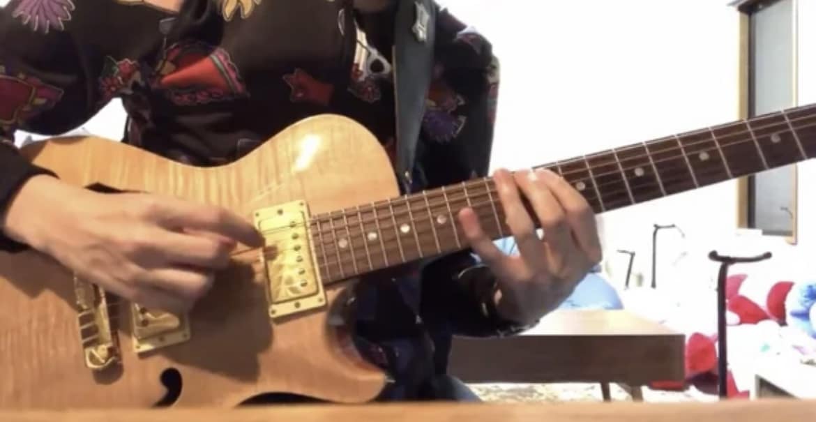 コンテンポラリージャズギター】F ジャズブルース ソロ アナライズ